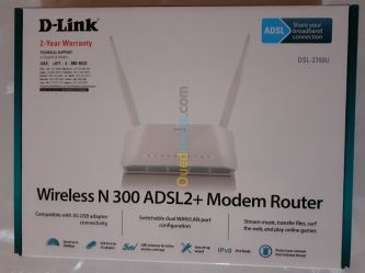 Modem D-Link 2750U 300 Mbps neuf - Alger | jazyer.com
